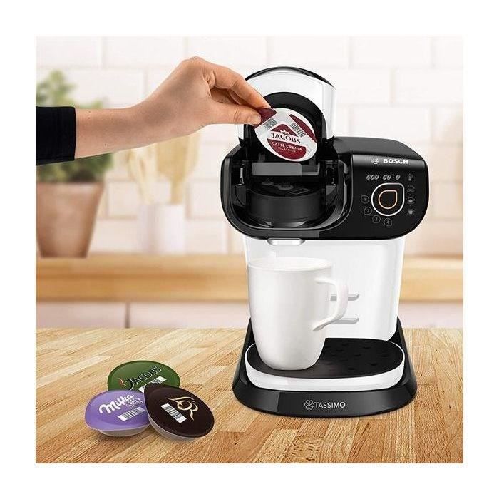 BOSCH - Multi-beverage coffee maker - 1300W - Tassimo My Way - white - TAS6504