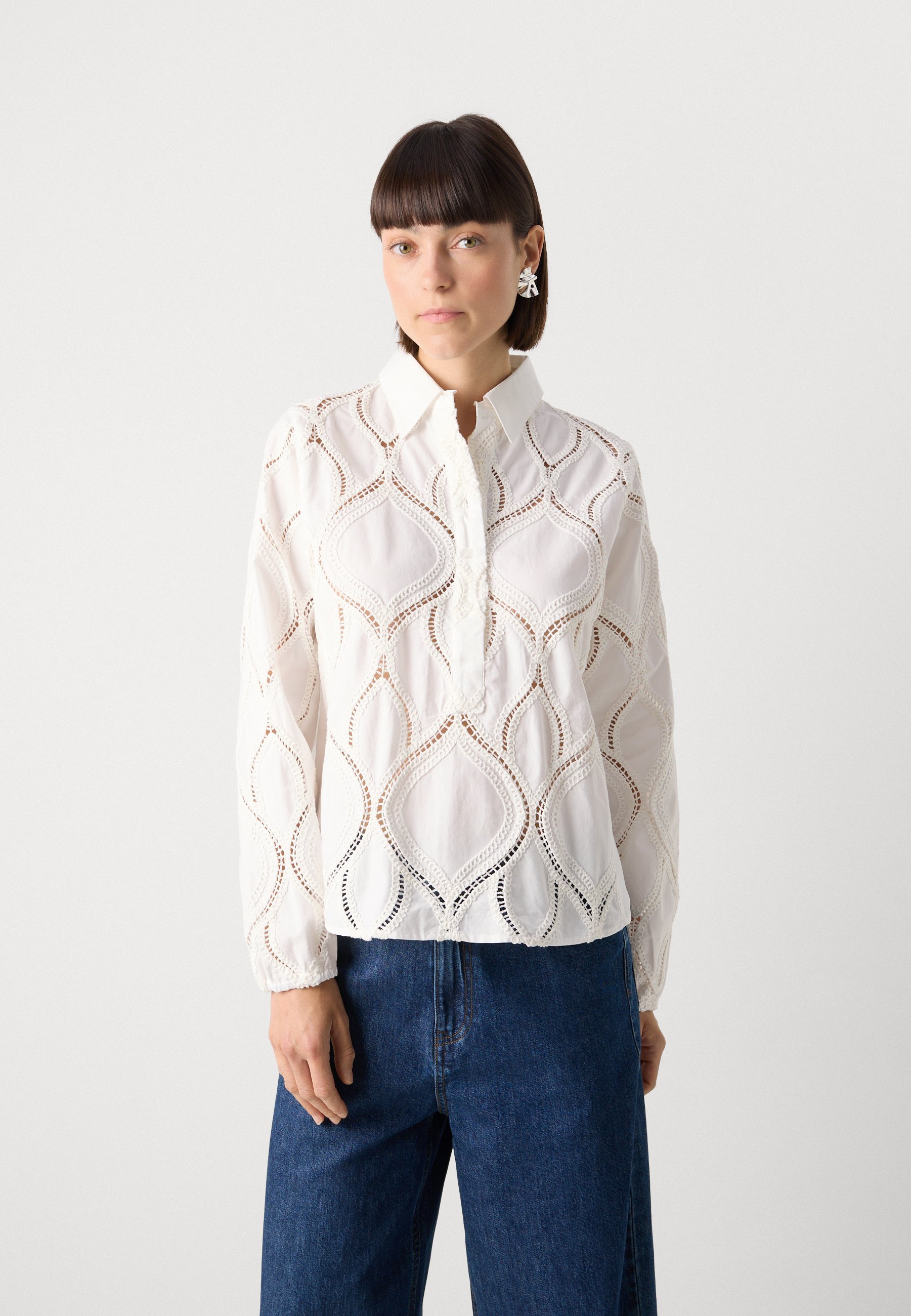 Mos Mosh CAMINNO SHIRT - Blouse - ecru