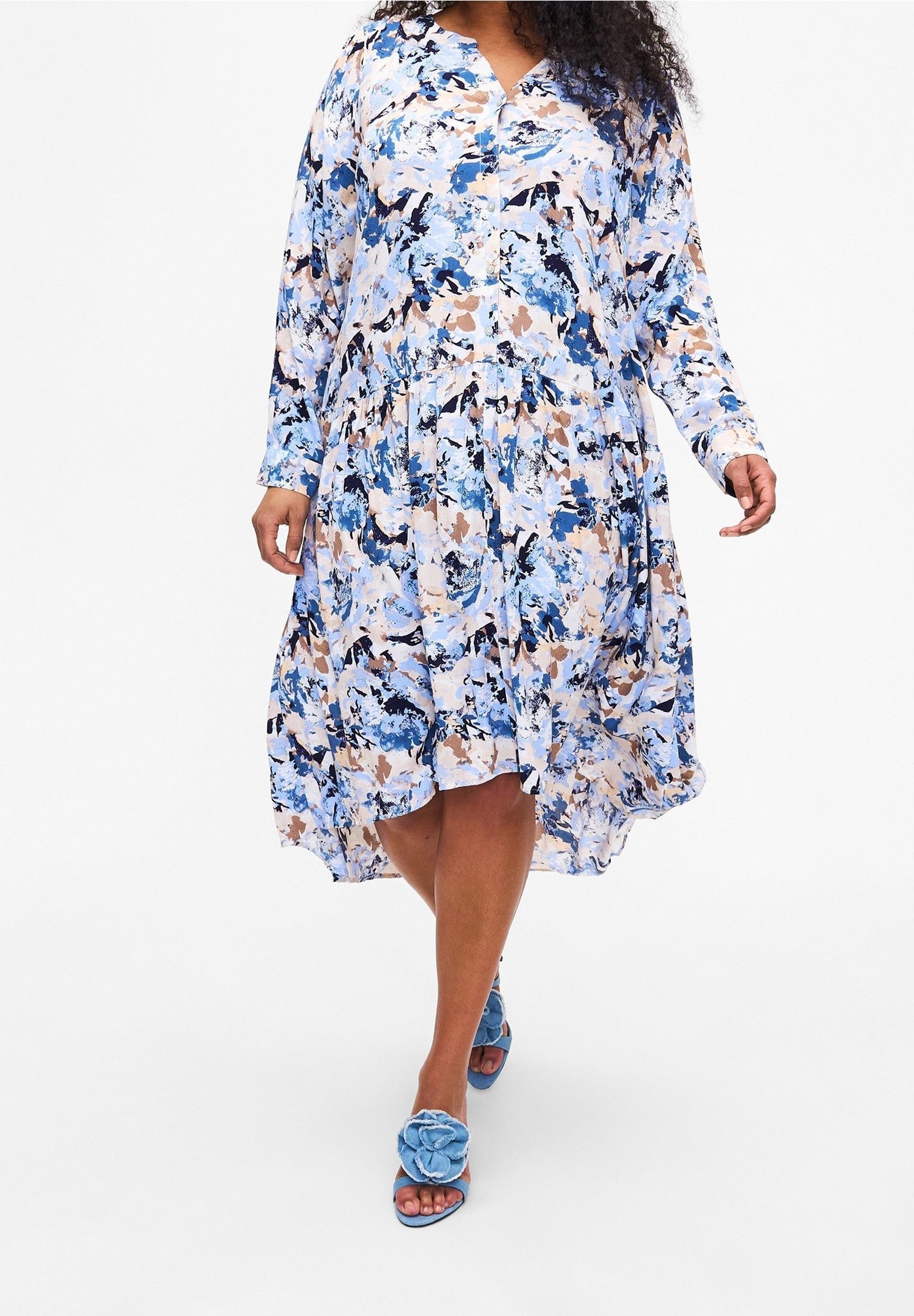 Robe Zizzi Day - bleu clair