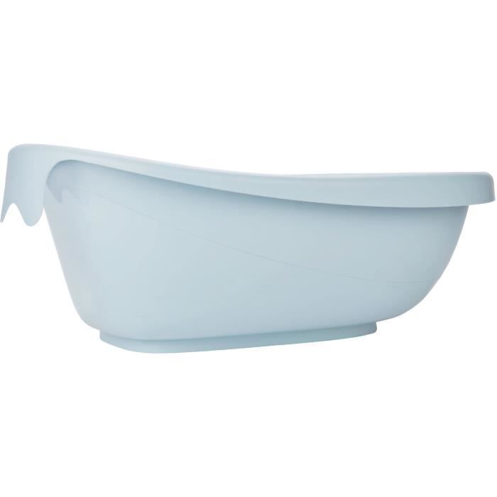 Bañera para bebés Badabulle con forma de ballena, fabricada en Europa, puede albergar una hamaca o un asiento de baño, desde el nacimiento hasta los 24 meses.