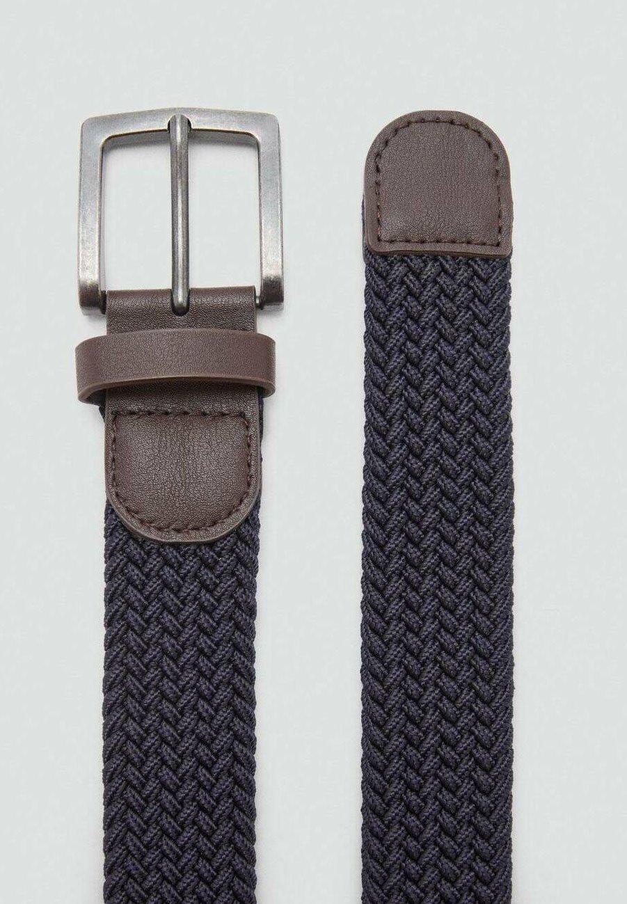 Mango Kids TEEN - Cinto trançado - azul escuro