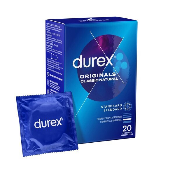 Durex Originals Classic Natural kondomi<br>Medicinski uređaj - 20 komada