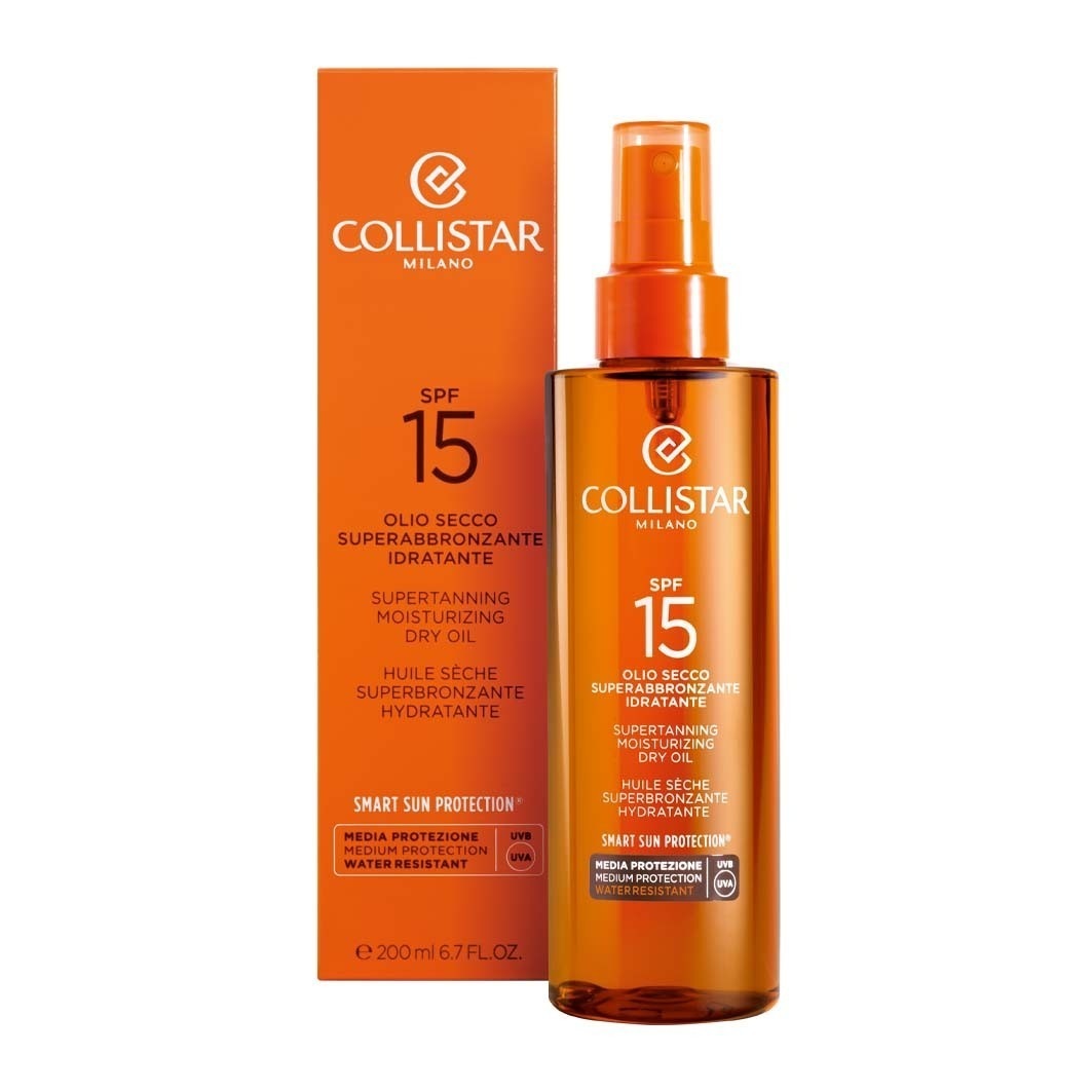 Collistar opaľovací suchý olej s SPF 15 – 200 ml