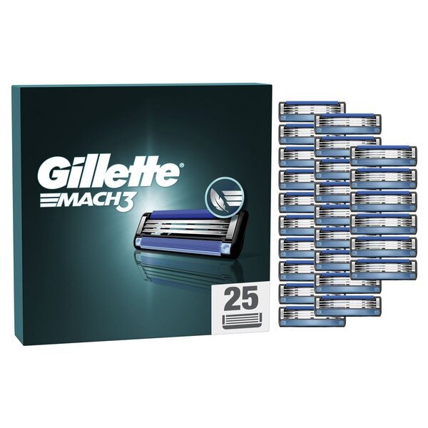 Gillette Mach3 skuvekļa asmeņi<br>25 gab.