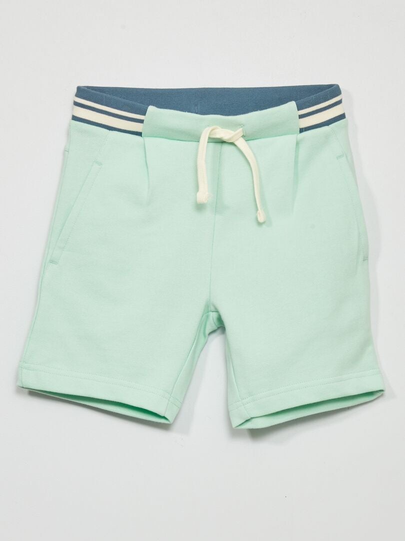 Fleece shorts - Groen