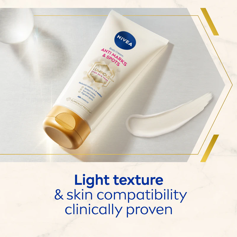 Creme Corporal Nutritivo NIVEA Luminous 630 Contra Estrias