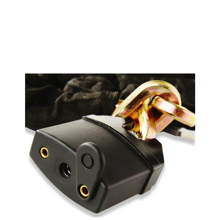 1.5M Fabric Sheath Chain Lock with Padlock - Motorcycle Locks