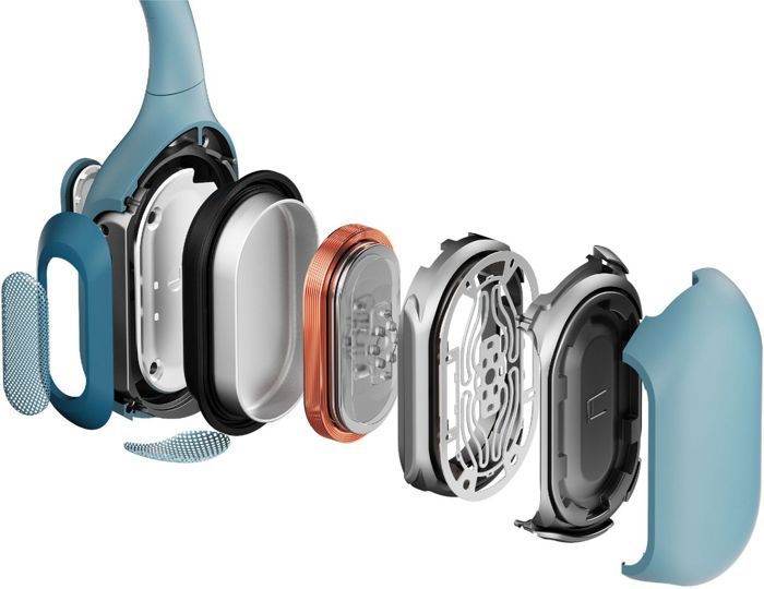 Fones de ouvido de condução óssea - Shokz - OpenRun Pro - Sem fio - Bluetooth - Resistentes ao suor