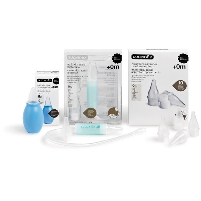 Aspirador nasal ergonômico para bebê Suavinex