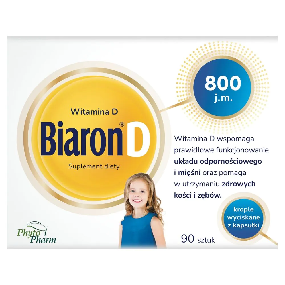 Bioaron D, Witamina D 800 j.m., Kapsułki twist-off