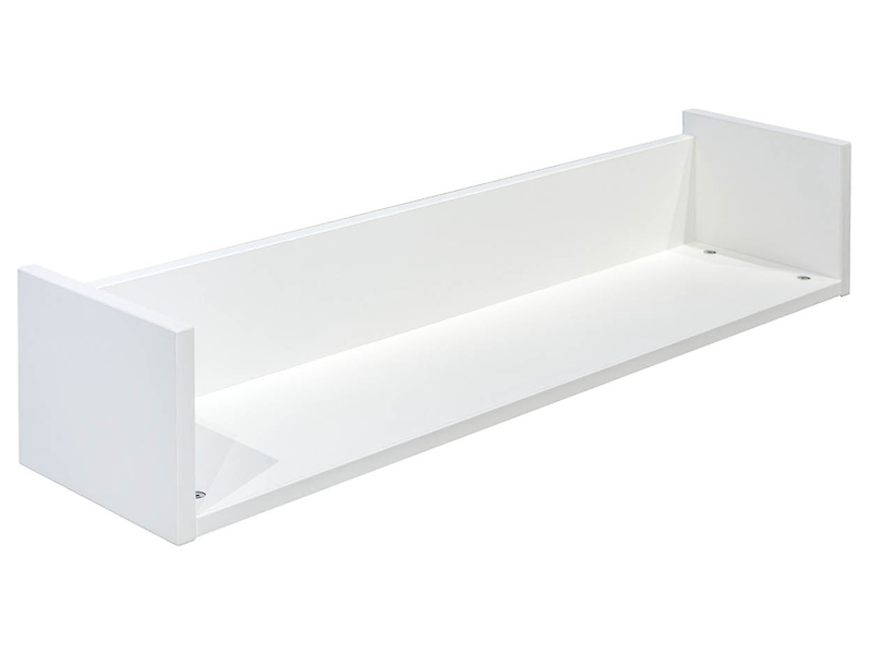 Półka ścienna Victor 94 cm biała