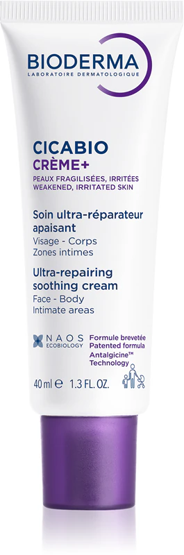 Bioderma Cicabio Créme+ upokojujúca a regeneračná starostlivosť na ošetrenie jaziev