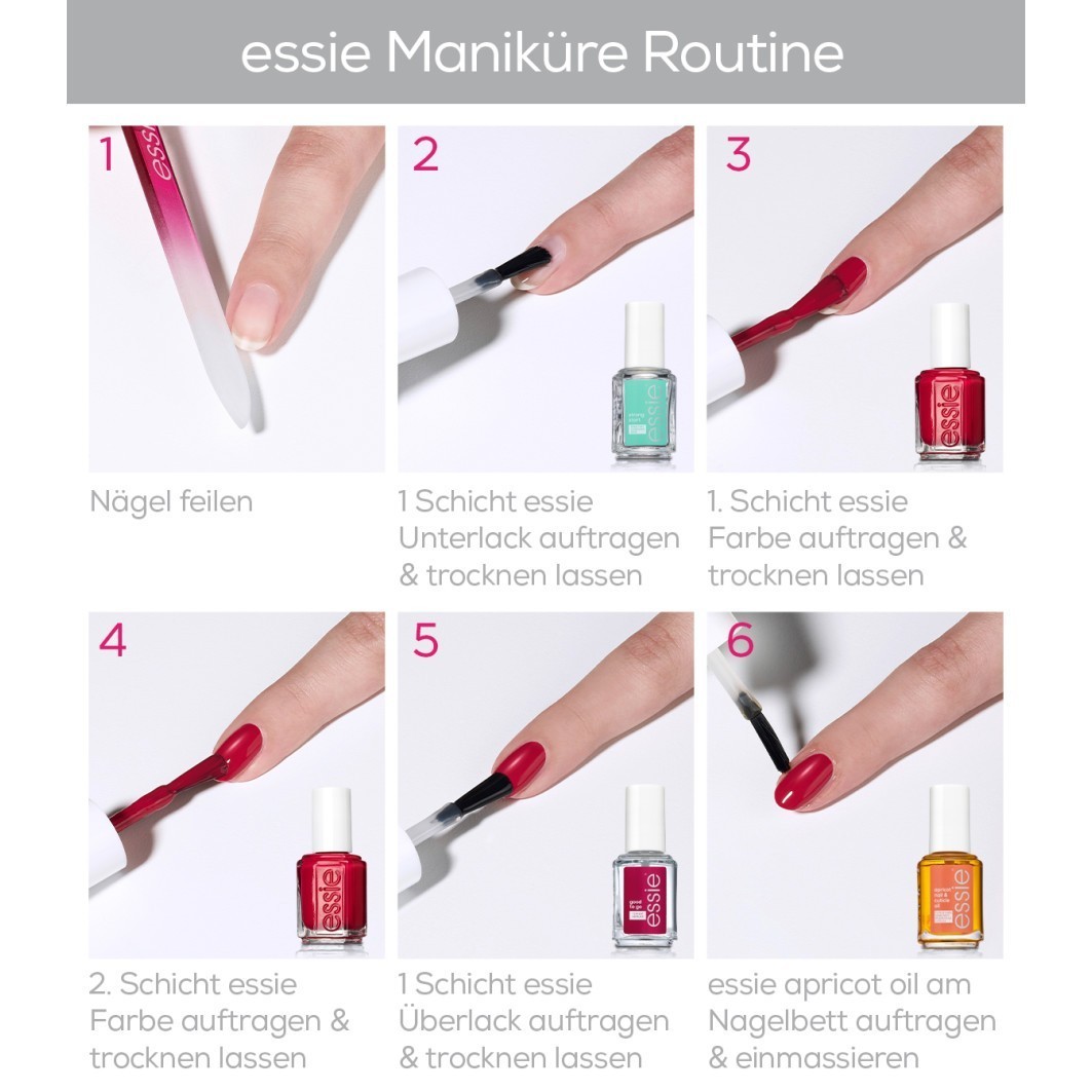 essie nagu laka oriģinālā koraļļu un sarkanā krāsā - 13,5 ml
