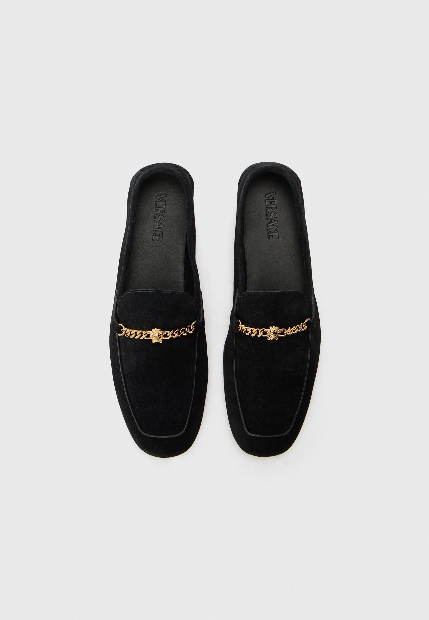 Mokasíny Versace - čierne