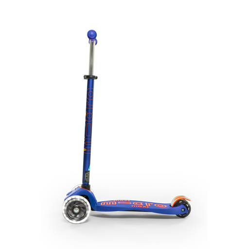  Maxi Micro Deluxe Blå LED Scooter