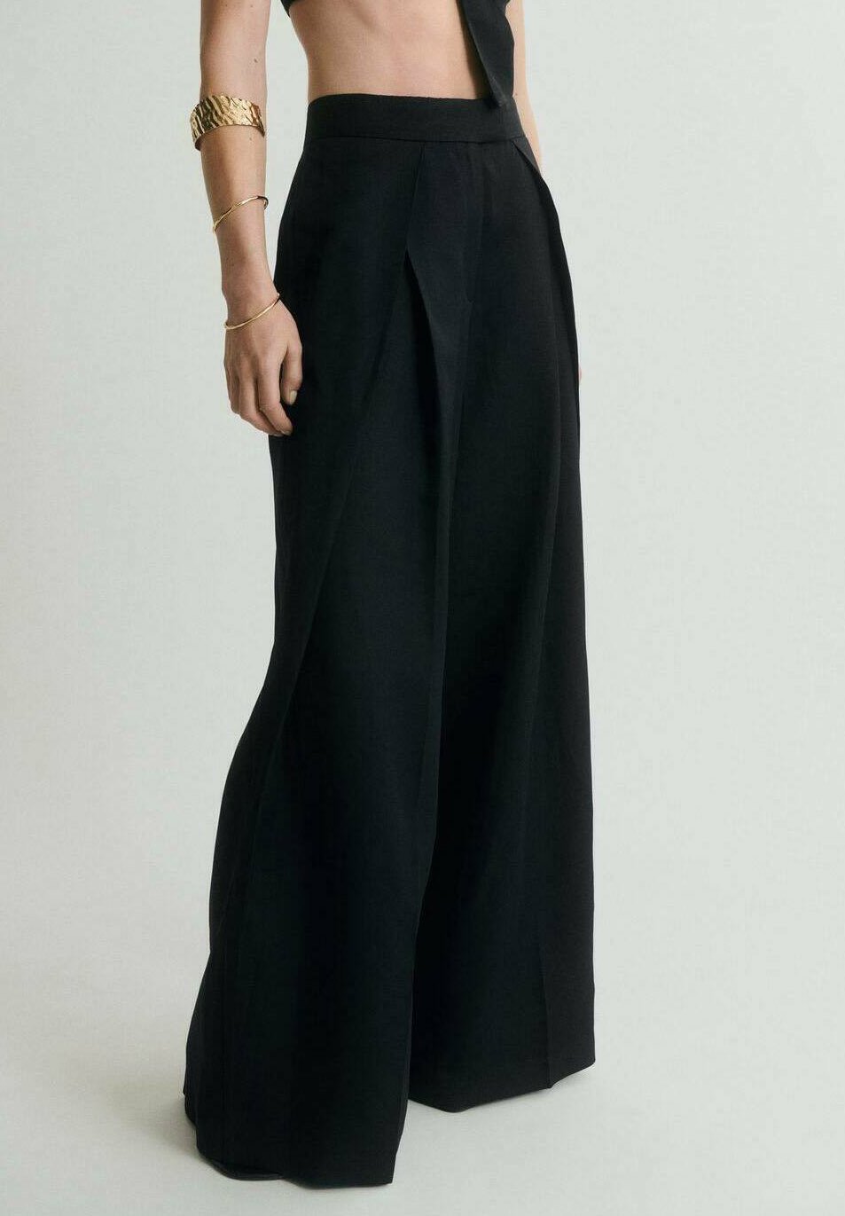 Mango DANIELLE - Broek - zwart