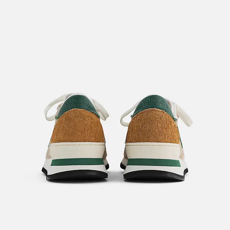 Men's MADE IN USA 990 - Brown with Green