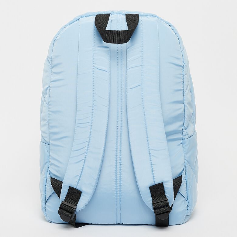 Rubber Badge Basic Logo Diamond Quilted Backpack