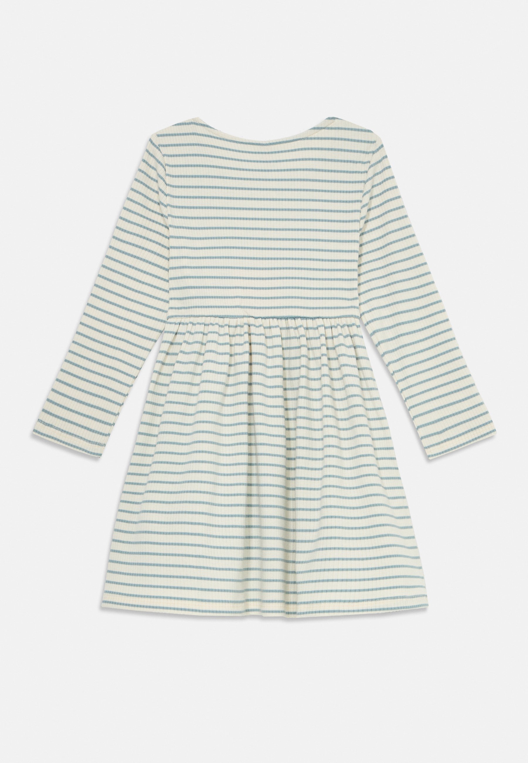 ONLY MINI KMGMAUDE LIFE STRIPE O NECK DRESS - Abito in jersey - betulla/arona