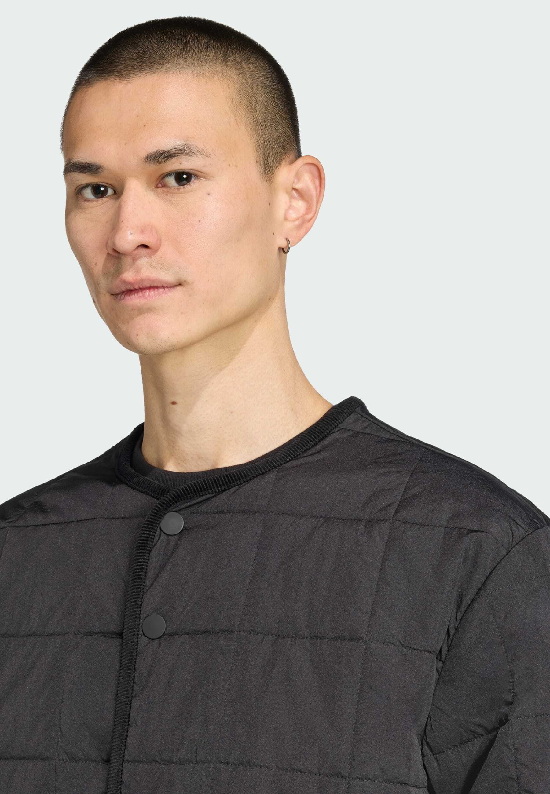 adidas Originals QUILTED - Lehká bunda - black