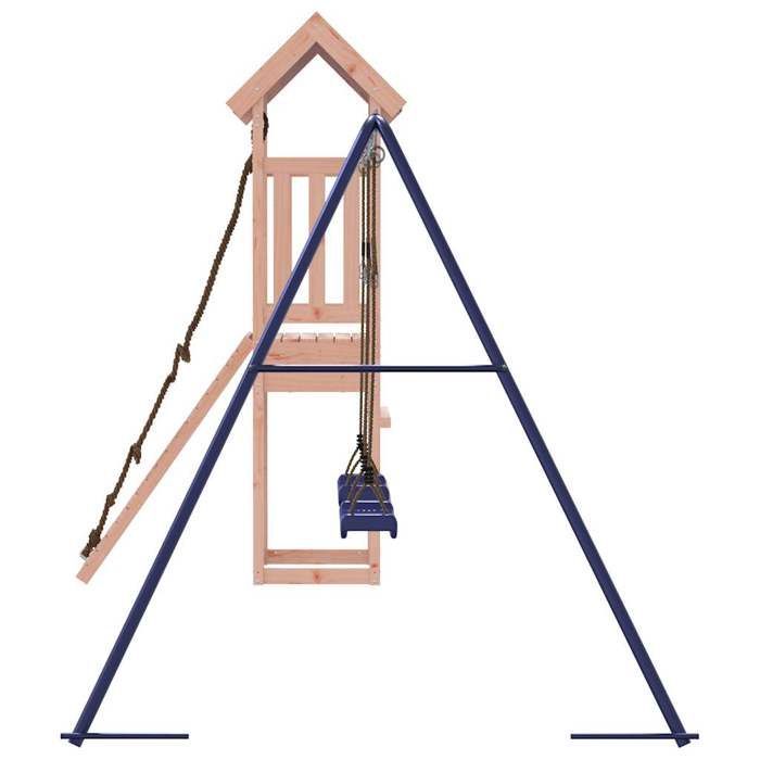 Área de juegos al aire libre vidaXL, madera maciza de abeto Douglas, conjunto de juegos, conjunto de juegos de madera, conjunto de parque infantil