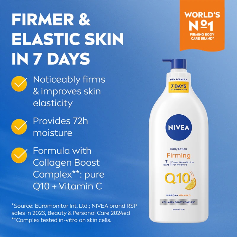 NIVEA Q10 Firming učvrstitveno mleko za telo