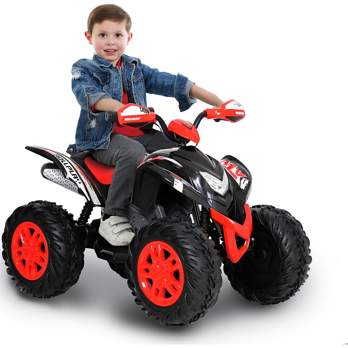 Rollplay 35551 POWERSPORT ATV MAX 12V musta/punainen