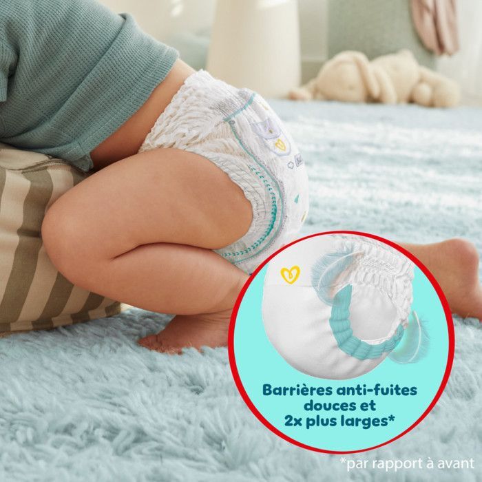 Pampers Premium Protection Pants, Taille 3, 192 couches-culottes