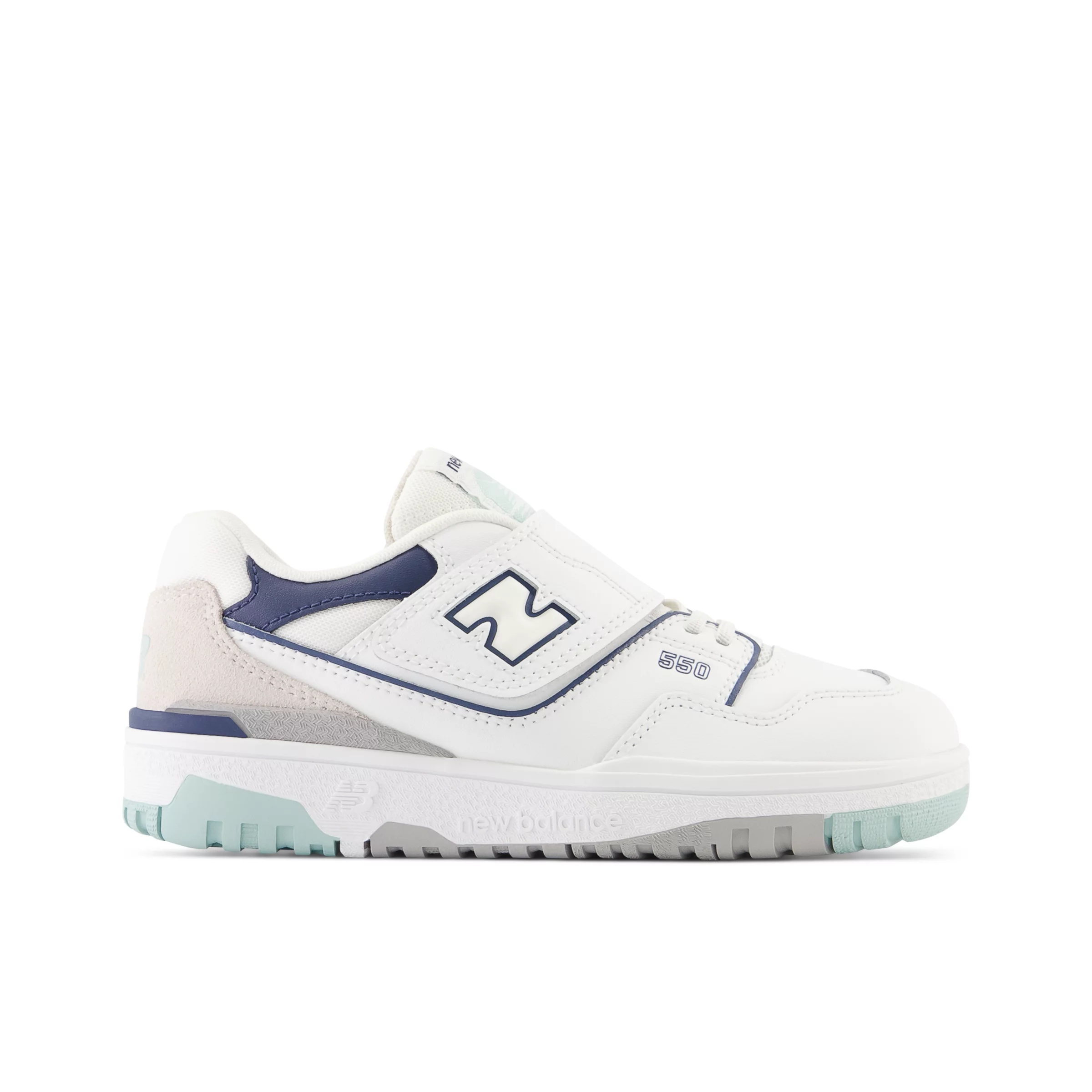 550 Bungee Lace with Top Strap White con nb navy e winter fog