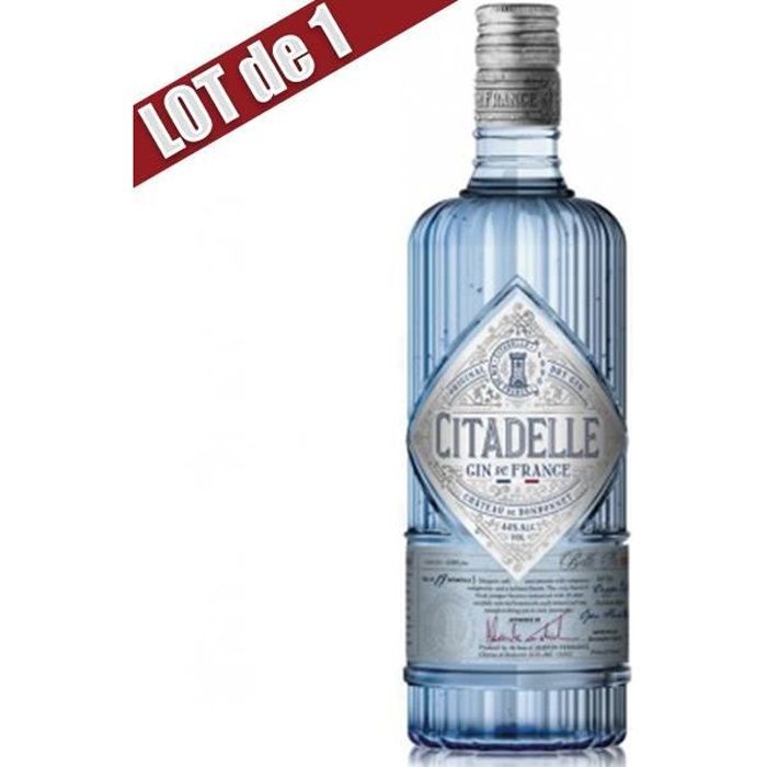 Ginebra X1 Citadelle - 44% vol. - 70 cl - Hecha en Francia