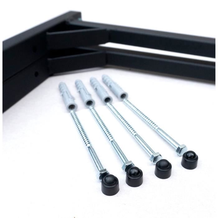 Portaequipajes de techo QLS para cofre de techo, soporte de pared para cofre de esquís, amortiguador de espuma, 82,5 cm, WSB.O 8488