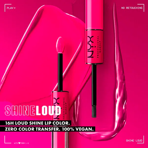 NYX Professional Makeup Shine Loud 26 Fierce Flirt Læbestift