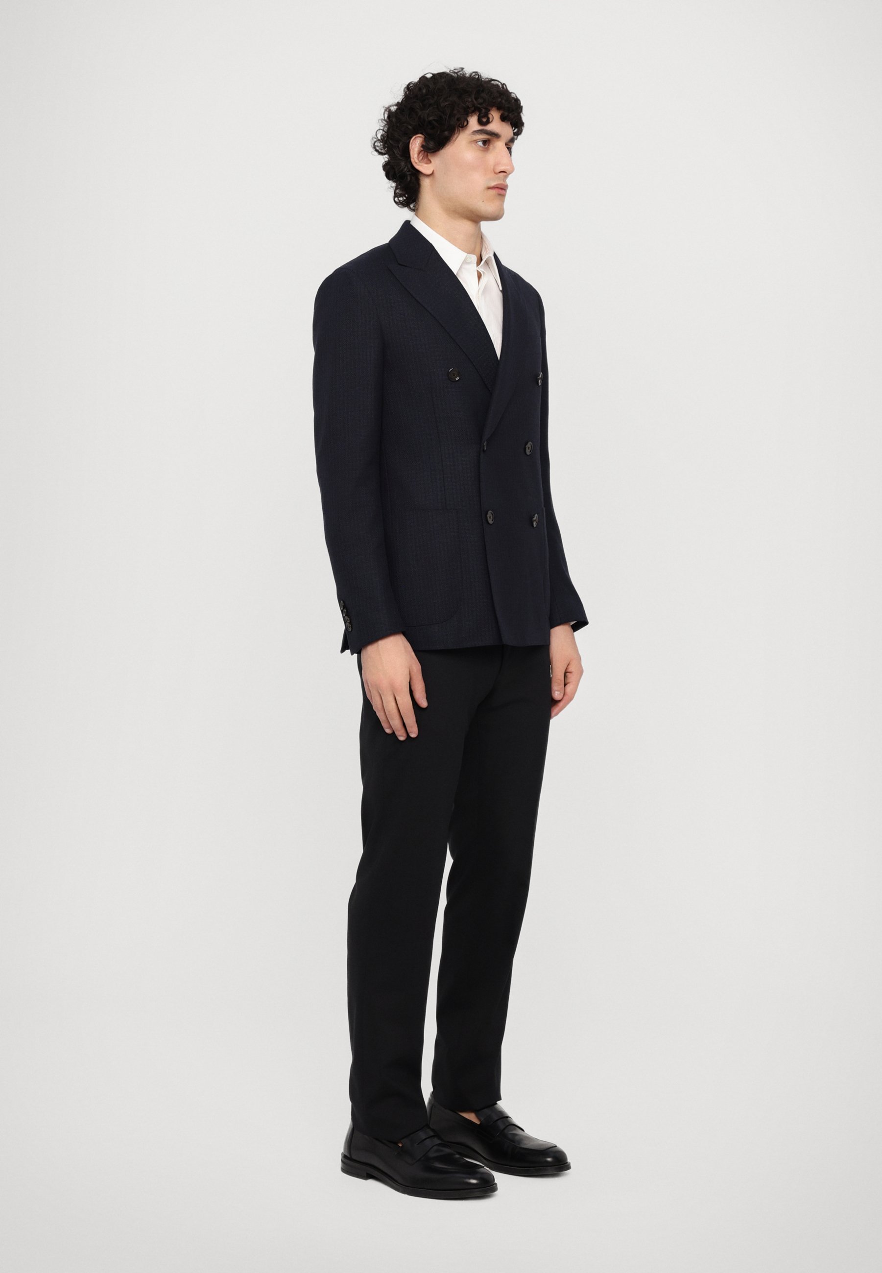 LARDINI ICONIC DROP MEESTE JAKK - Pintsak - tumesinine