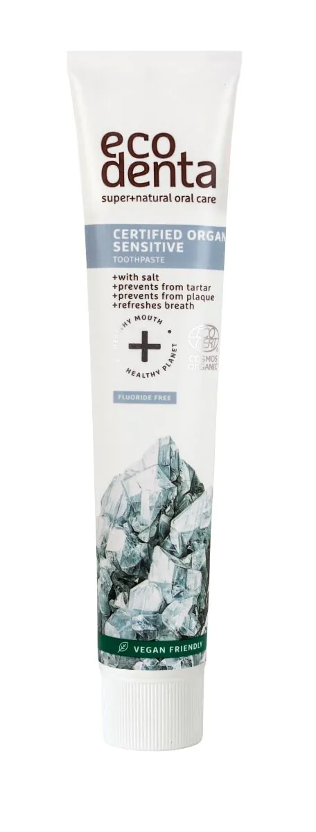 Ecodenta Organiczna z Solą - Pasta do zębów wrażliwych 75 ml