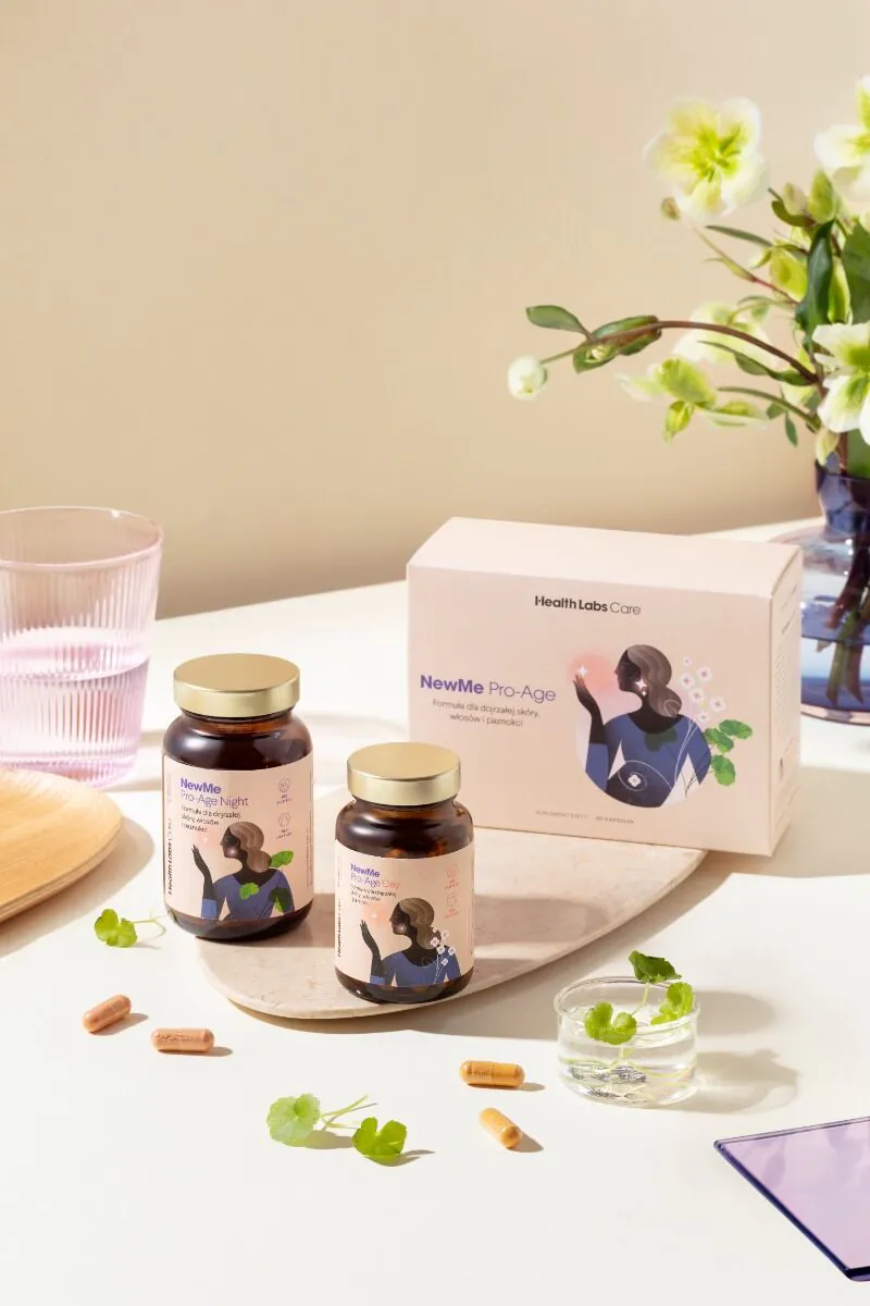 Health Labs Care NewMe Pro-Age Suplement diety na włosy, skórę i paznokcie