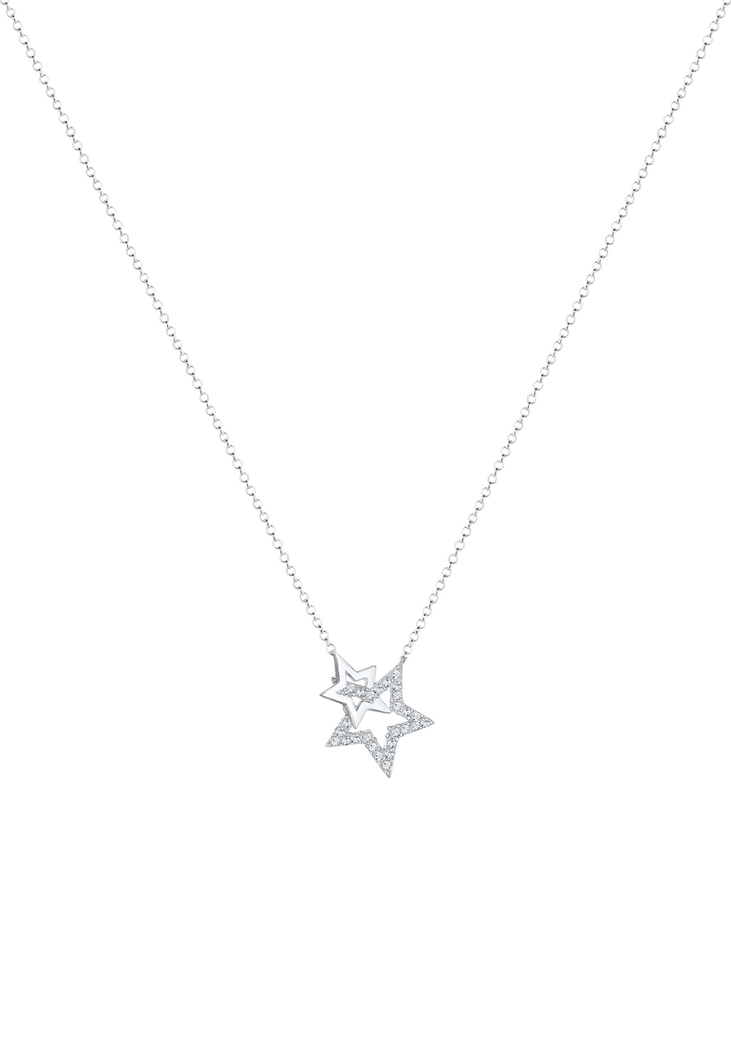 Elli Femmes étoile Astro Galaxy avec cristaux en argent sterling 925