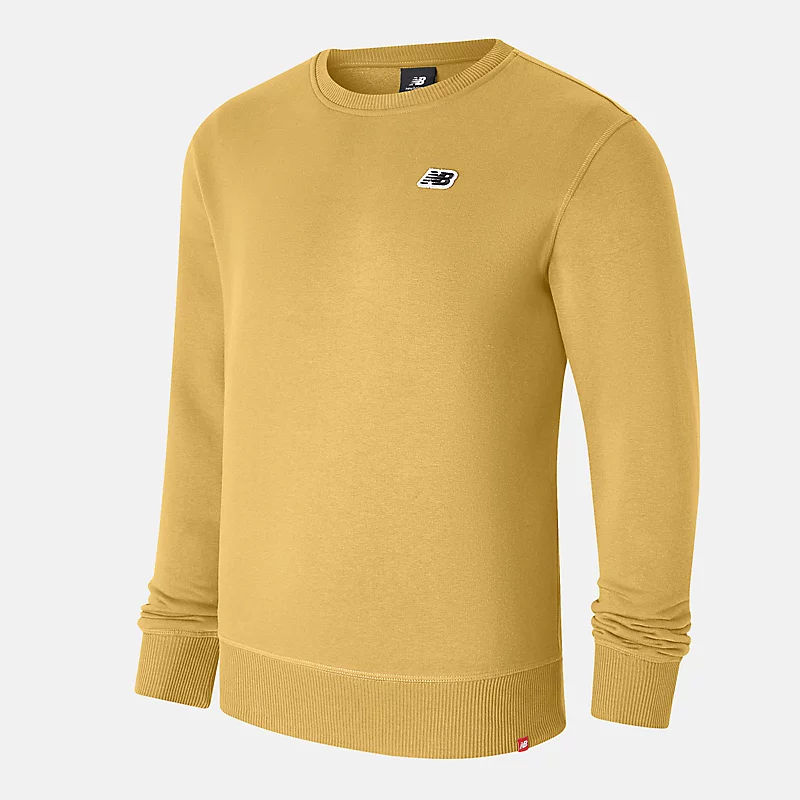 Męska bluza z okrągłym dekoltem NB z małym logo – GOLDEN HOUR
