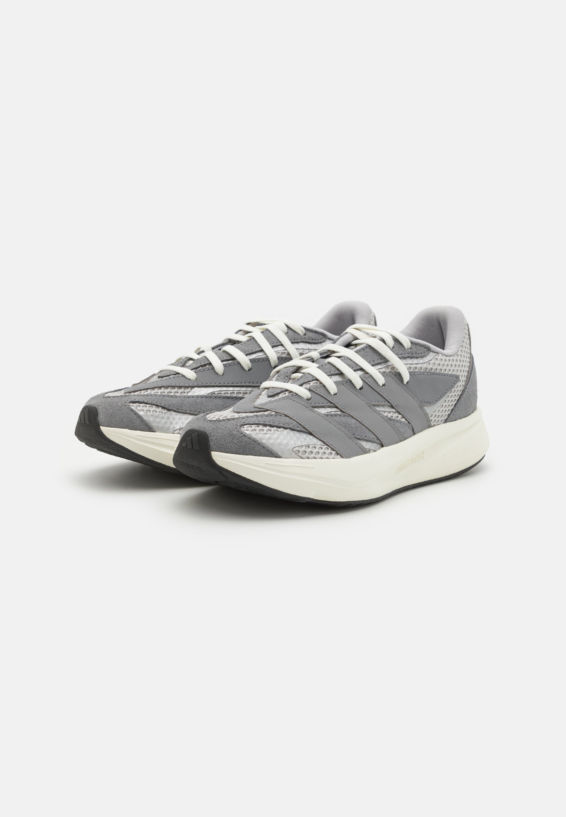 adidas Performance LIGHTBLAZE UNISEX - Straßenlaufschuhe - Grau zwei/Grau drei/Silber Metallic