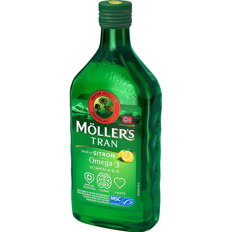 Möller's Möller's Tran 500 ml Citron