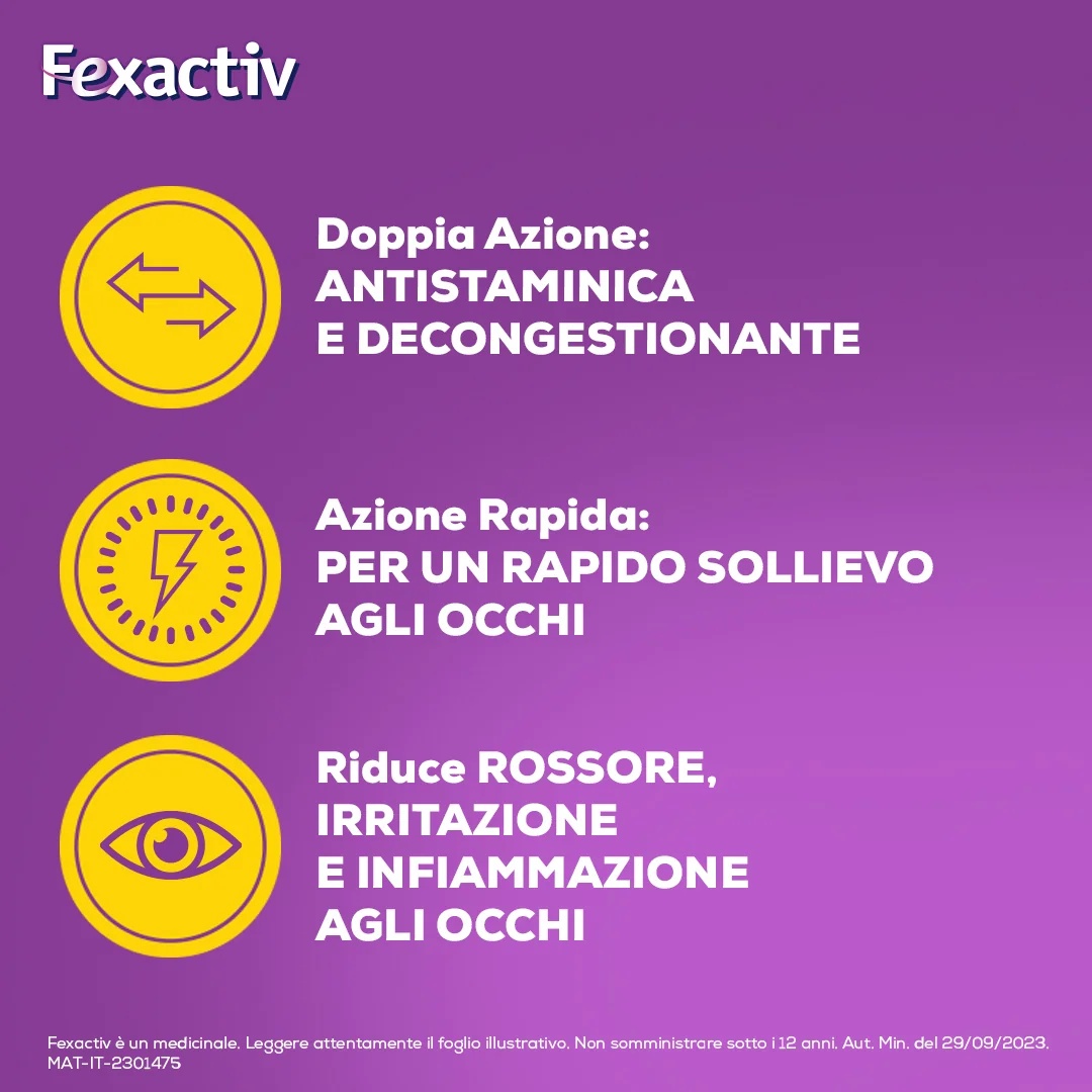FEXALLEGRA Fexactiv 0,3 % + 0,05 % antihistaminique, collyre 10 ml