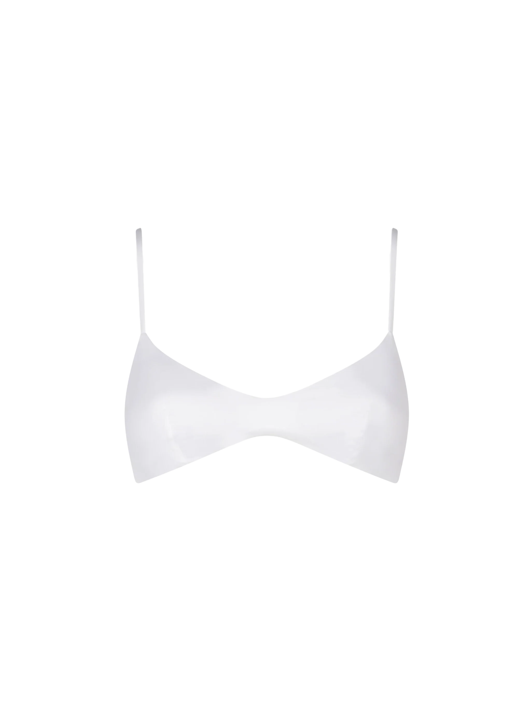 Witte bralette top badpak voor dames
