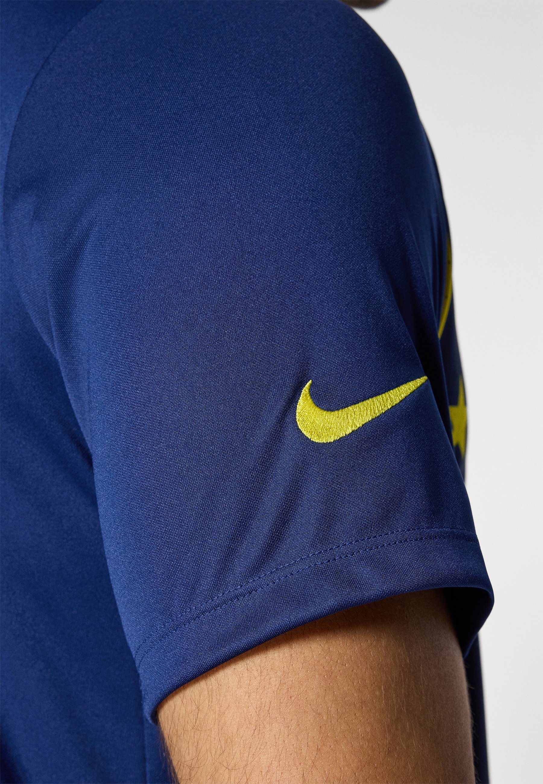 Nike Performance ATLÉTICO MADRID ACADEMY PRO HOME - Sport T-shirt - binair blauw/levendig geel