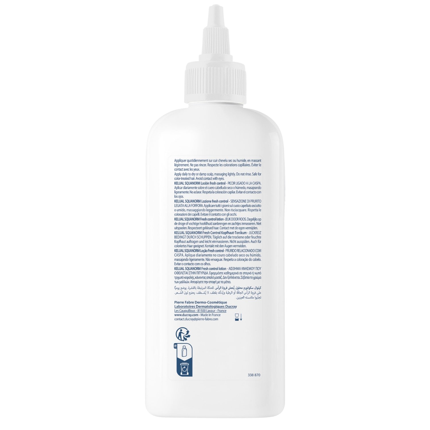 Ducray njega vlasišta KELUAL SQUANORM losion za svježu kontrolu - 200 ml