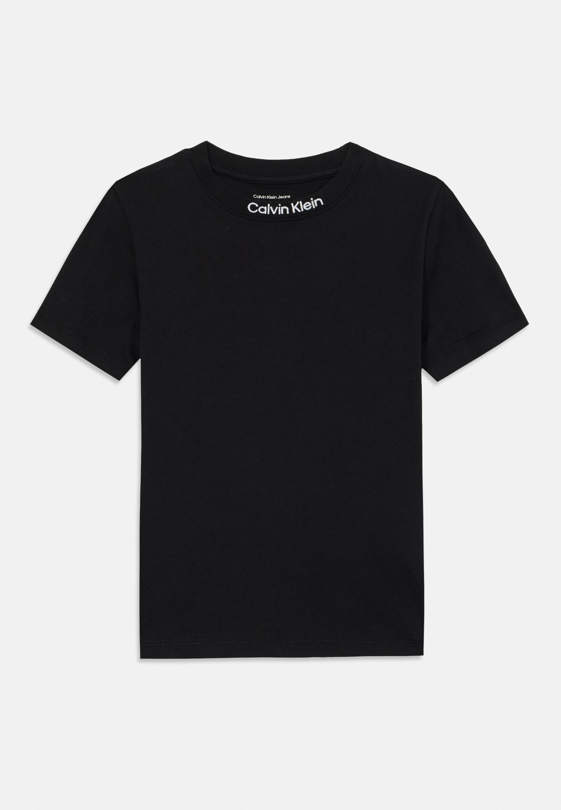 Calvin Klein Jeans LOGO T-shirt, unisex, 2 stuks - T-shirt met print - stoffig olijfgroen/zwart