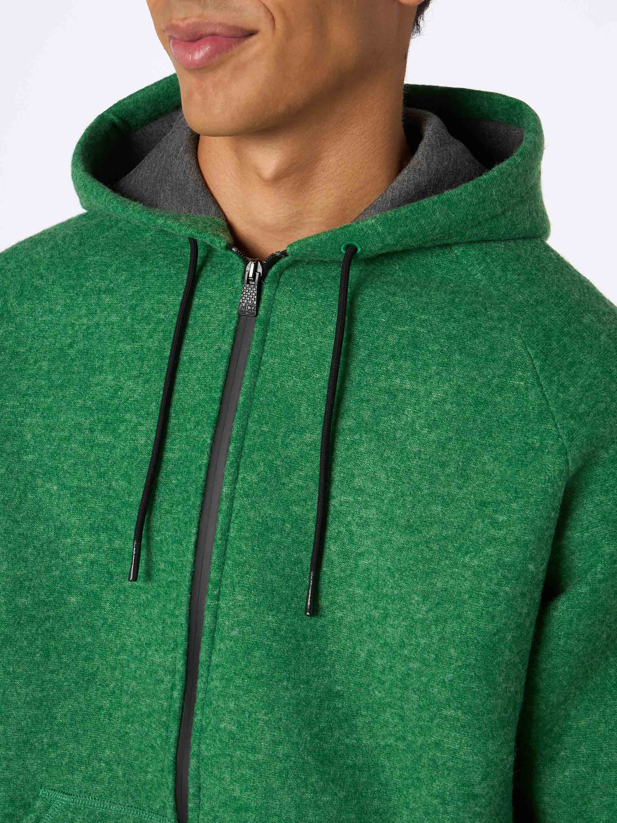 Carrel Green Scuba Technical Fabric herensweatshirt