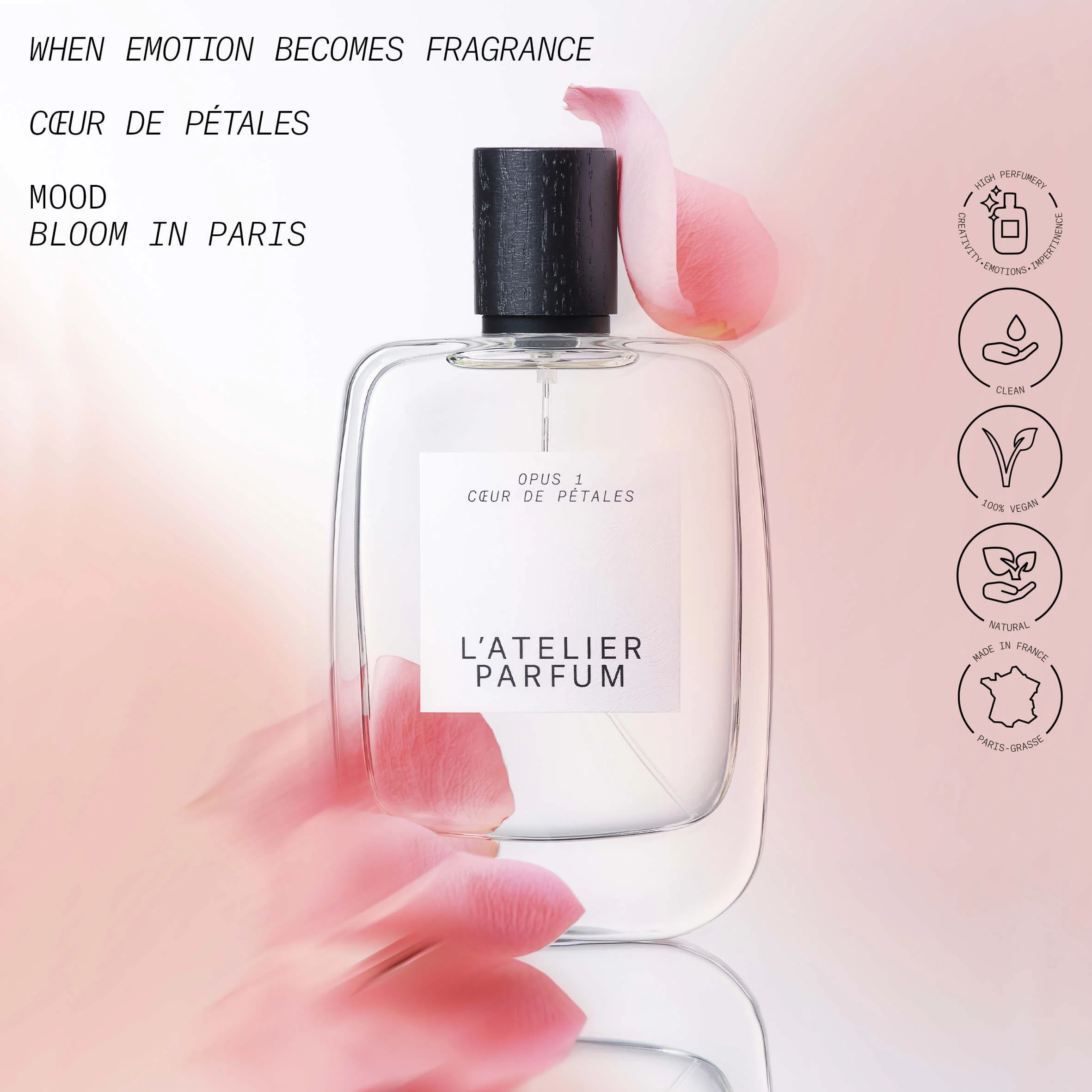 Opus 1 - Le Jardin Secret Cœur de Pétales - Eau de Parfum, Eau de Parfum Unisex