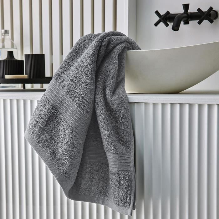 TODAY Essential - Toalla de baño 70x130 cm 100% algodón color acero