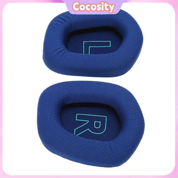 Almohadillas para los oídos, almohadillas transpirables para proyectores de vídeo, color azul.