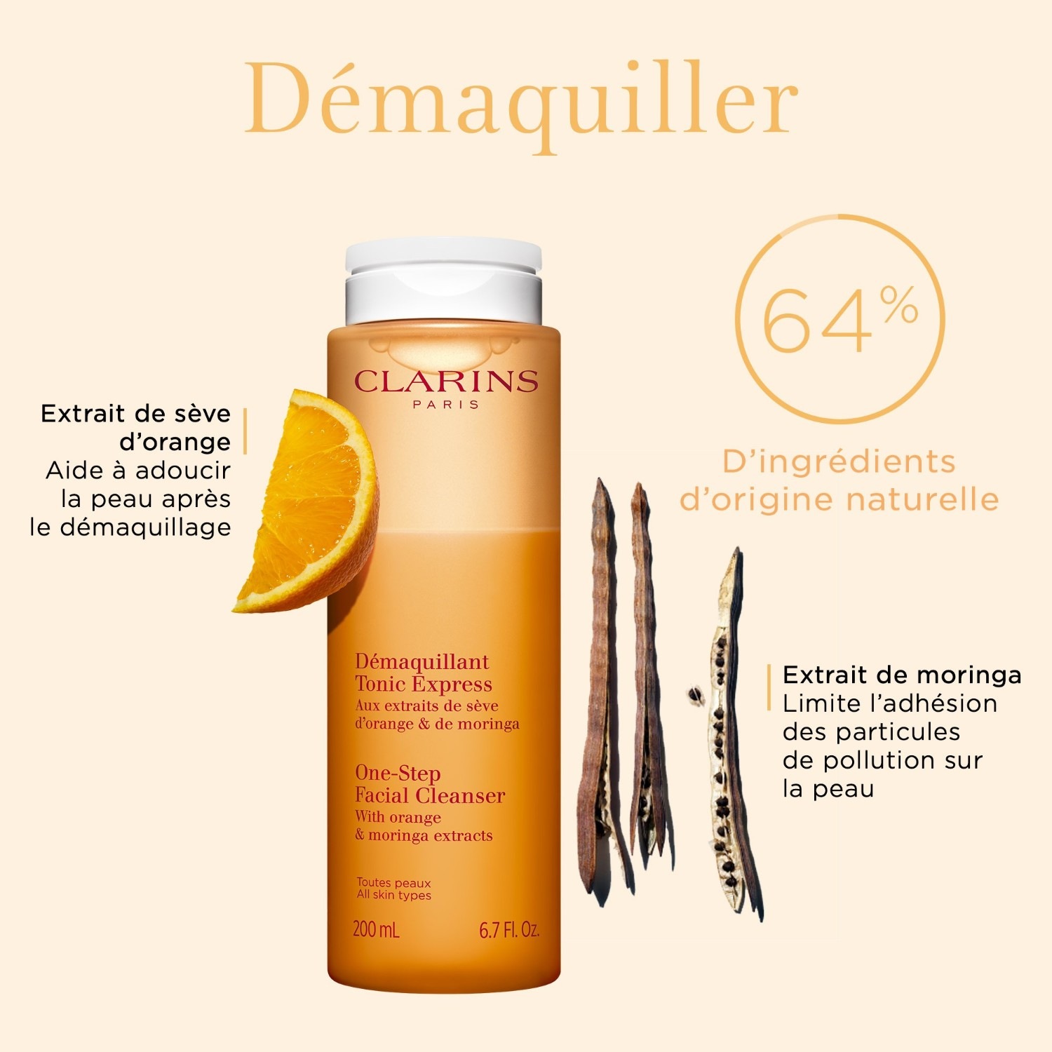 Clarins Démaquillant Tonic Express