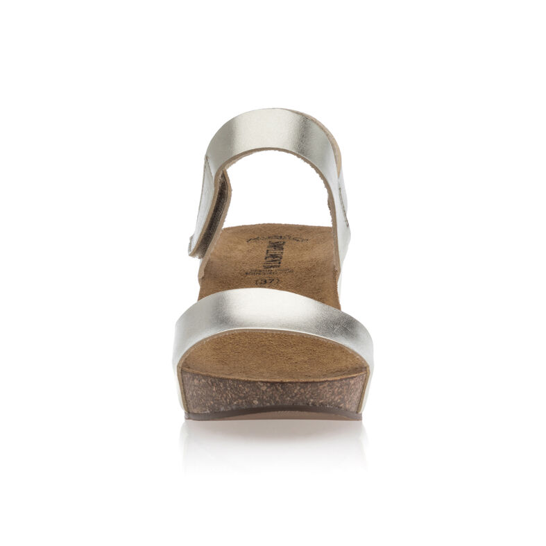Gelbe Damensandalen / Zehenfreie Schuhe